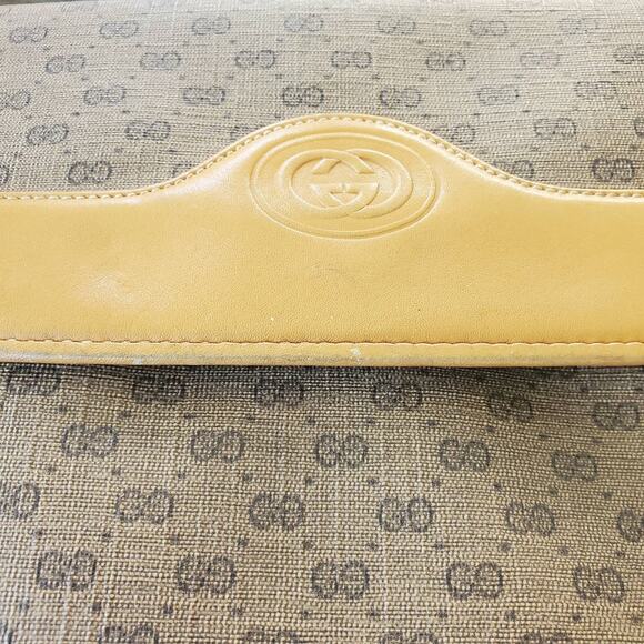 Gucci Vintage Micro GG Monogram Tan Coated Canvas Crossbody Bag - Picture 4 of 16